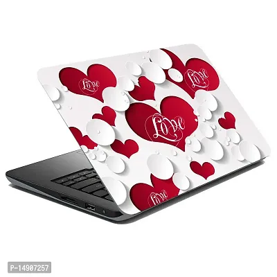 wallpics? Love Laptop Skin Fully Waterproof Vinyl Sticker for Dell | Hp | Toshiba | Acer | Asus and All Models (12X16inch) lap5213