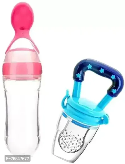 spoon bottle  feeder01 Teether and Feeder  (Multicolor)-thumb0