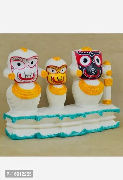 The lord Jagannath marble idol 13x8cm The lord Jagannath idol is the made of marble,it also used for home decoration and car dashboard,school,college and etc