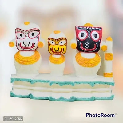 The lord Jagannath marble idol 13x8cm The lord Jagannath idol is the made of marble,it also used for home decoration and car dashboard,school,college and etc