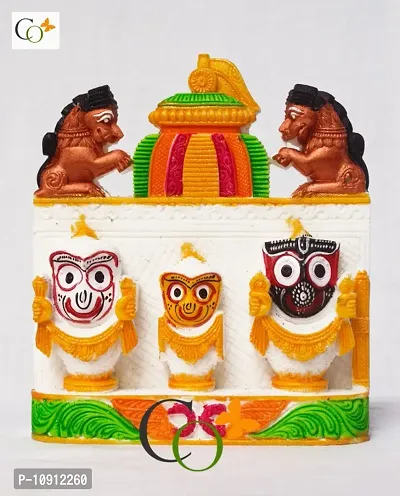 The lord Jagannath marble idol 14x12cm The lord Jagannath idol is the made of marble,it also used for home decoration and car dashboard,school,college and etc