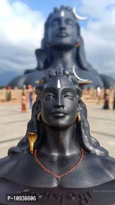 Adiyogi shiva statue for car dashboard,Pooja and gifting,Mahadev murti,idol,lord Adiyogi Shankara for home and office decoratiof size small 5x6 inches ,