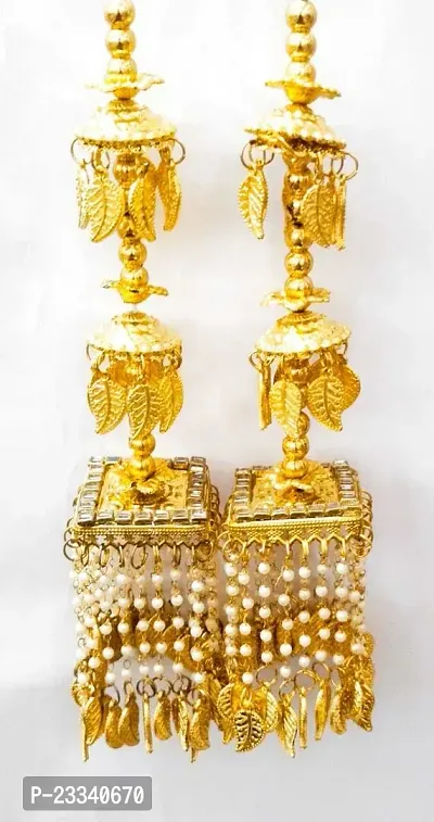 Designer Gold Plated Brass Kaleere, Set of 2