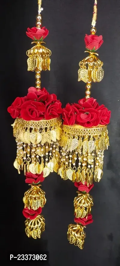 Brass Gold Plated Rose Designer Kaleere Set of 2