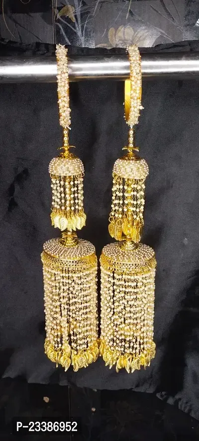 Bridal Kaleere Brass Gold-plated Wedding Kalira Set of 2-thumb0