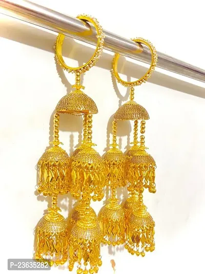 Indian Handmade Heavy Gold Plated Kalire/Kalira For Wedding, Set of 2
