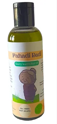 Pahadi Dadi Adivasi Herbal oil | curry  leaves oil Onion seeds Hair oil for hair growth | Hair oil homemade and handmade | 100 Ml hair oil | Herbal Hair oil for hair fall-thumb1