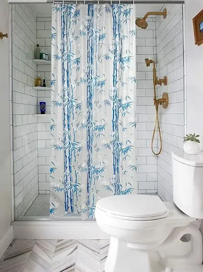 Shower Curtain with 8 Hooks