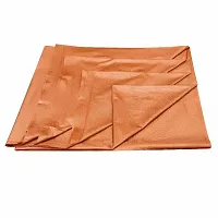 PVC Waterproof Baby Bed Sheet Protector/Mattress Protector (Size: 6X6.5 Feet, Color : Brown)-thumb1