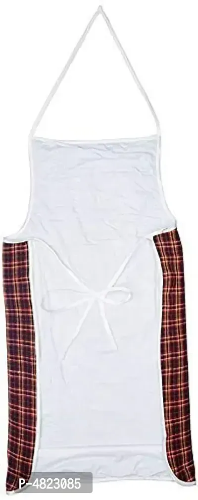 Multicolor Check Design Cotton Kitchen Apron with Front Utility Pocket (Pack of 10)-thumb4