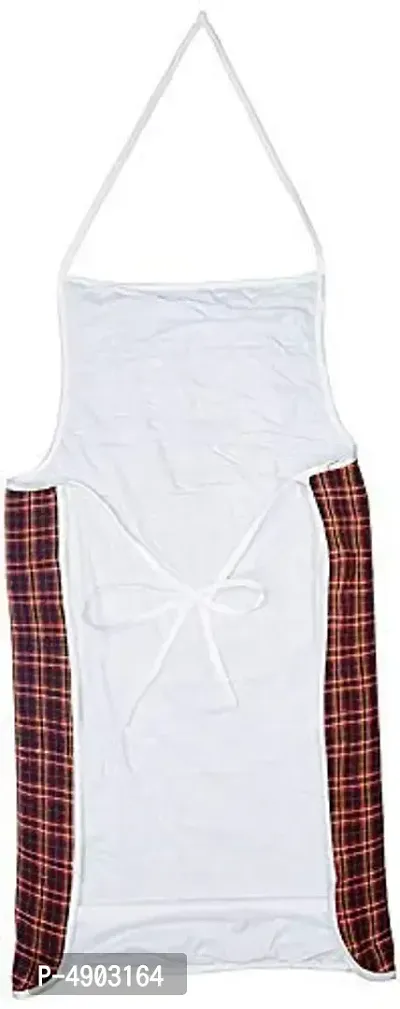 Multicolor Check Design Cotton Kitchen Apron with Front Utility Pocket (Pack of 10)-thumb2