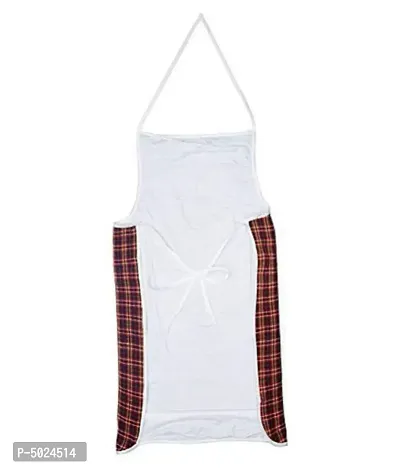 Multicolor Check Design Cotton Kitchen Apron with Front Utility Pocket (Pack of 5)-thumb2