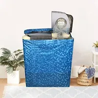 Semi-Automatic Washing Machine Cover  (Blue)-thumb1