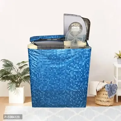 Semi-Automatic Washing Machine Cover  (Blue)-thumb2