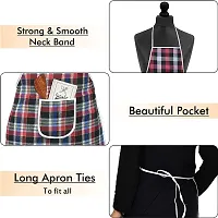 Waterproof Cotton Kitchen Apron with Front Pocket Set of 2-thumb3
