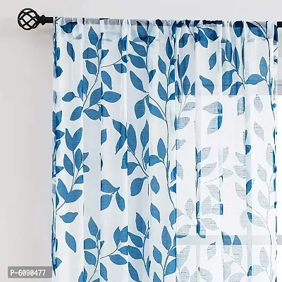 Set of 1 PVC Printed Designer Curtains (Width-54Inches X Height-84Inches) 7ft-thumb2