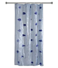 Set of 2 PVC Printed Designer Curtains (Width-54Inches X Height-84Inches) 7ft COLOR AND DESIGN AS PER AVAILABLE-thumb1