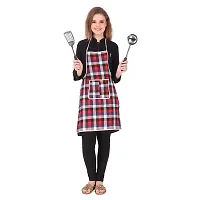 Fabfurn Waterproof Cotton Kitchen Apron with Front Pocket (Set Of 2)-thumb2