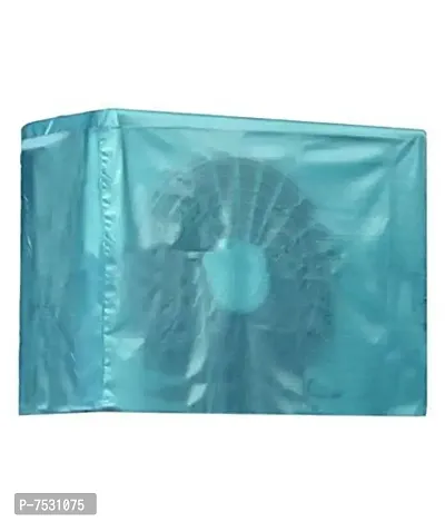 PVC Split Indoor and Outdoor AC Cover Set for 1.5 Ton Capacity (BLUE 1.5 TON SPLIT AC COVER)-thumb3