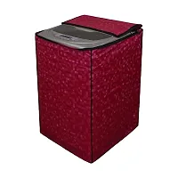 Washable  Dustproof Top Load Fully Automatic Washing Machine Cover (Suitable for 6 Kg, 6.5 kg, 7 kg, 7.5 kg) (RED TOP LOAD WASHING MACHINE COVER)-thumb3
