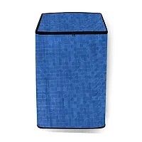Washable  Dustproof Top Load Fully Automatic Washing Machine Cover (Suitable for 6 Kg, 6.5 kg, 7 kg, 7.5 kg) (BLUE TOP LOAD WASHING MACHINE COVER)-thumb2