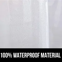 Waterproof Shower Curtain for Bathroom, Clear Transparent PVC Curtain (9 FEET Set of 1)-thumb2