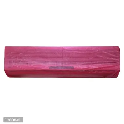 PVC Split Indoor and Outdoor AC Cover Set for 1.5 Ton Capacity (MAROON 1.5 TON SPLIT AC COVER)-thumb2