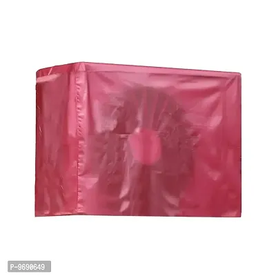 PVC Split Indoor and Outdoor AC Cover Set for 1.5 Ton Capacity (MAROON 1.5 TON SPLIT AC COVER)-thumb3