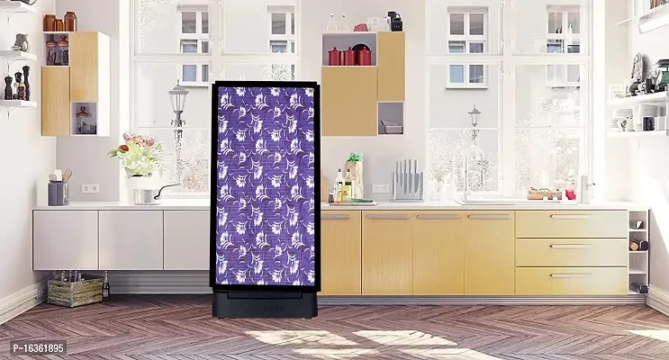 Fabfurn Waterproof/Dustproof Fridge Full Body Cover Universal for Single Door Refrigerator(Color AS PER Availability) (210 Litre, MULTICOLOR1)