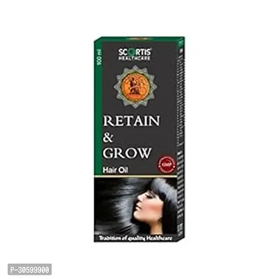 Scortis Health Care Retain  Grow Oil Hair Growth Oil  Ayurvedic Hair Fall Control Oil with Bhringraj,amla and Shikakai-100ml-thumb0