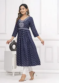 Fancy Cotton Blend Ethnic Gowns For Women-thumb1