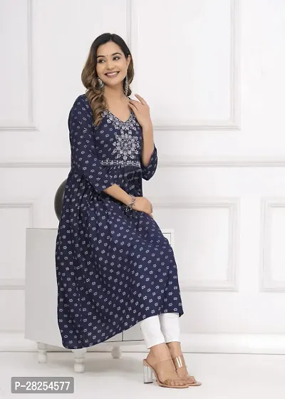 Fancy Cotton Blend Ethnic Gowns For Women-thumb4