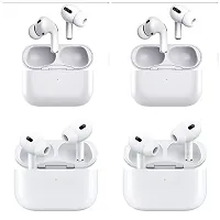 White Air - Pods (2nd Generation) Compatible All Other andriod Devices with Mic  Active Noise Cancellation-thumb1