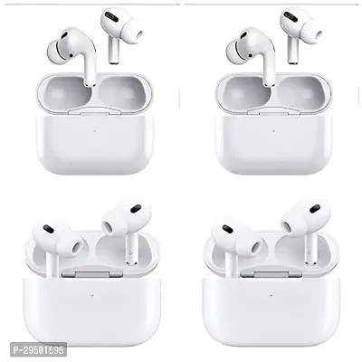 White Air - Pods (2nd Generation) Compatible All Other andriod Devices with Mic  Active Noise Cancellation-thumb2