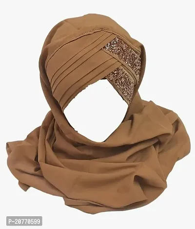 Contemporary Polyester Solid Hijab For Women-thumb0