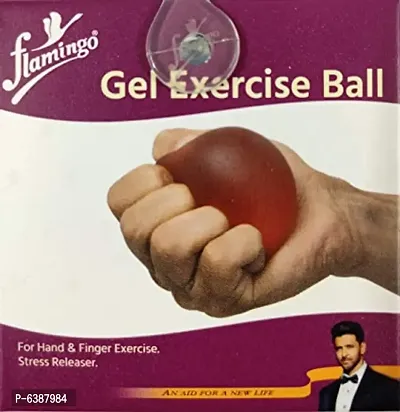 Flamingo Gel Exercise Ball &ndash; Universal (Red)-thumb0