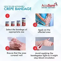AccuSure Elastic Crepe Bandage (6 cm)-thumb3