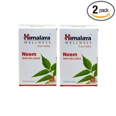 Himalaya Neem Skin Wellness 60 Tab ( Pack of 2 )