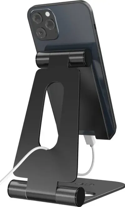 homnhut FOLDABLE-STAND-BLACK Mobile Holder