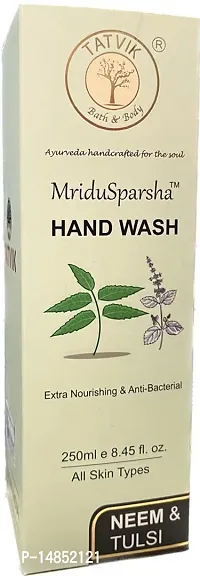 Tatvik Mridusparsha Hand Wash Neem and tulsi  250 ml-thumb2