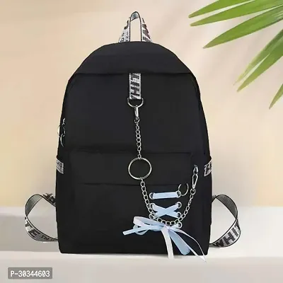 Stylish Black Backpacks For Women And Girl-thumb0