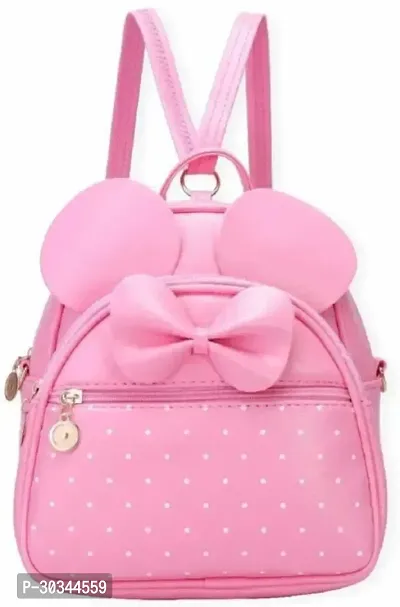 Stylish Pink Backpacks For Women And Girl-thumb0