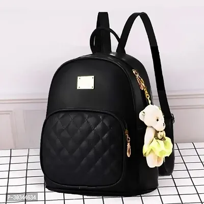 Stylish Black Backpacks For Women And Girl-thumb0