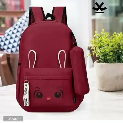 Stylish Maroon Backpacks For Women And Girl-thumb0