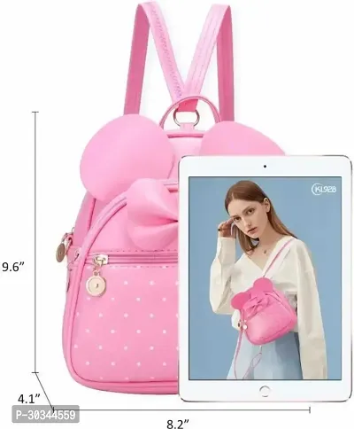 Stylish Pink Backpacks For Women And Girl-thumb2