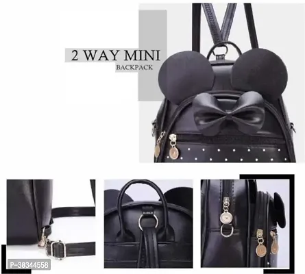 Stylish Black Backpacks For Women And Girl-thumb3