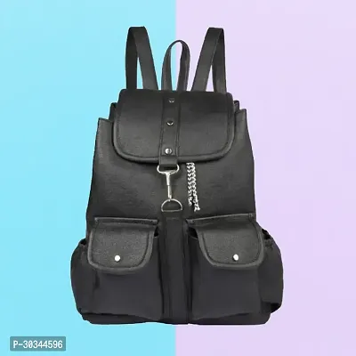 Stylish Black Backpacks For Women And Girl-thumb0