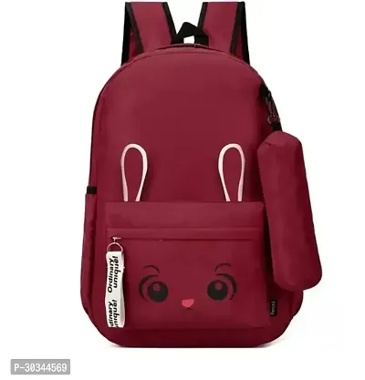 Stylish Maroon Backpacks For Women And Girl-thumb0