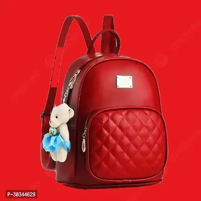 Stylish Red Backpacks For Women And Girl-thumb0