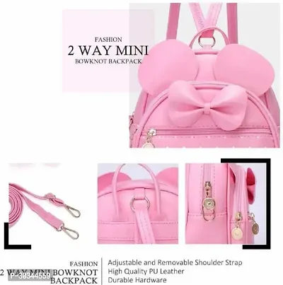 Stylish Pink Backpacks For Women And Girl-thumb4